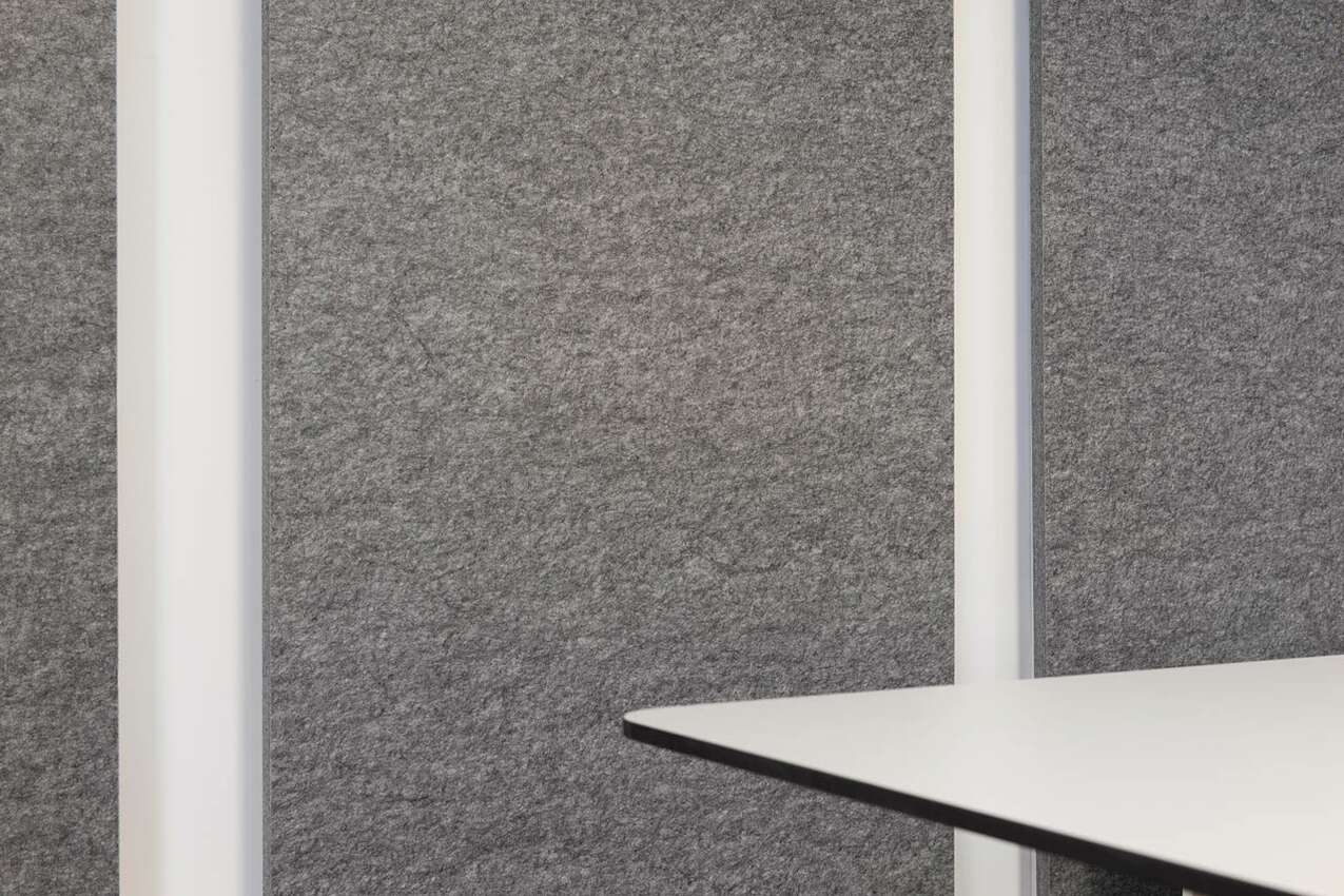 peTEX absorbers have a surface like a design felt