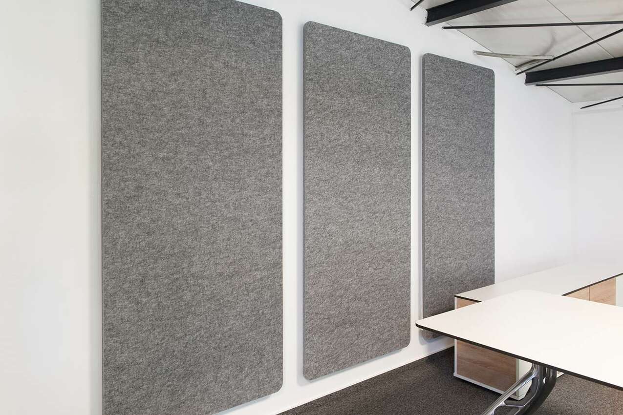 peTEX absorbers can also be installed on walls.