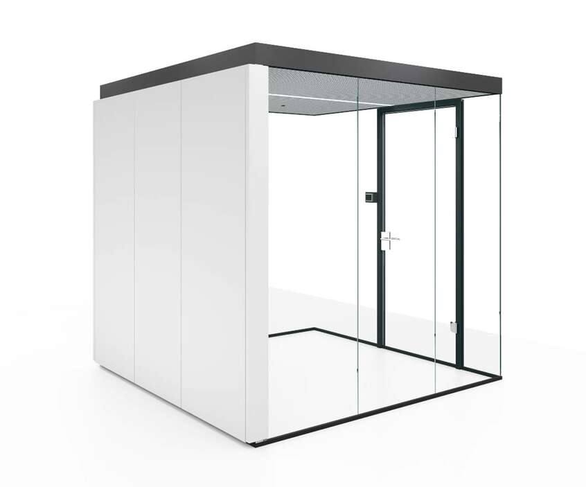 room-in-room 3D VW glass corner