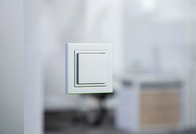 Glass wall light switch