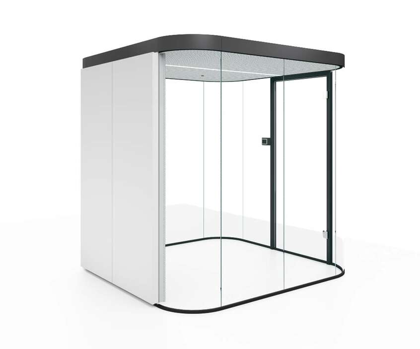 Raum-in-Raum 3D Glasrotunde