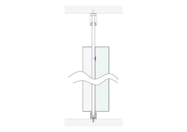 Rest module absorber and decor on glass