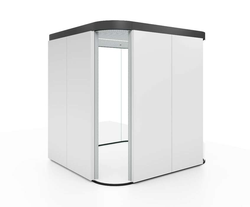 Raum-in-Raum 3D Glasrotunde zwei VW