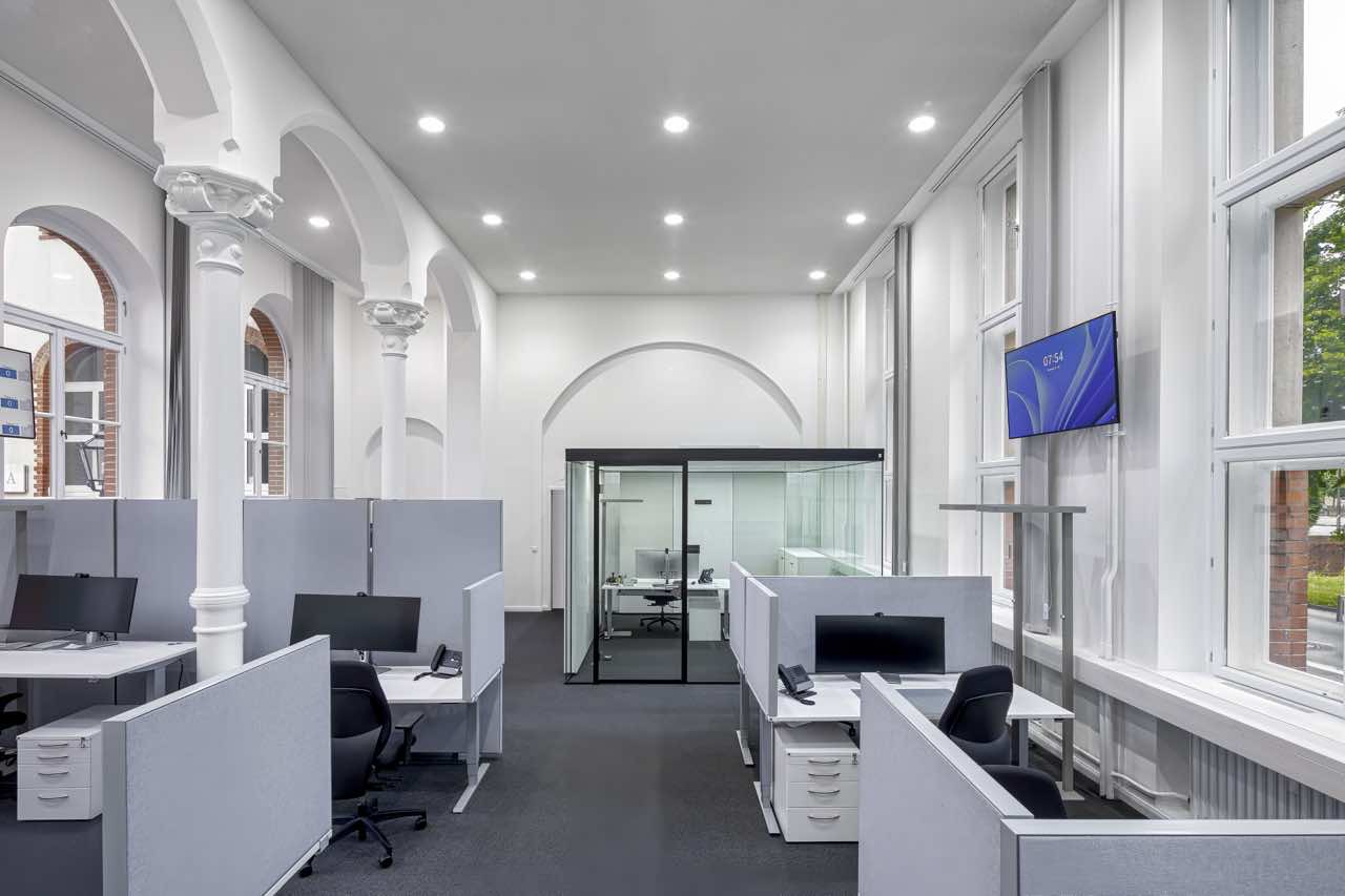 Meetingbox in denkmalgeschützten Räumen