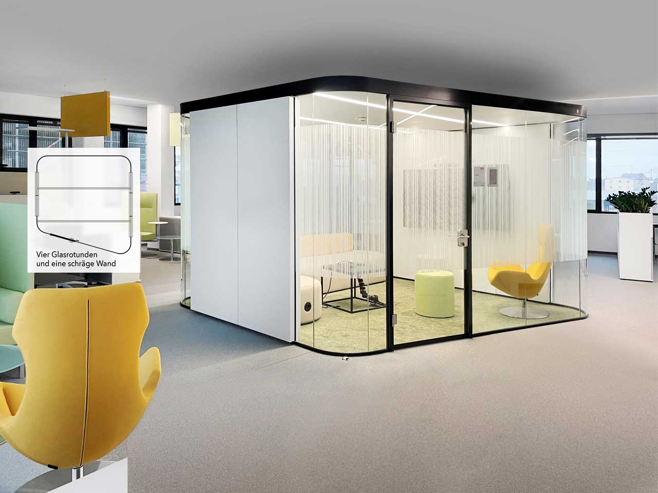 Room-in-room free form