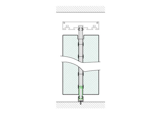 Rest module self-supporting absorber