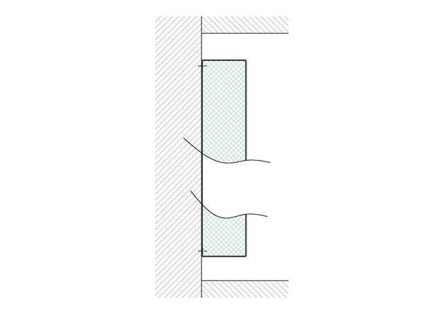 Rest module wall absorber