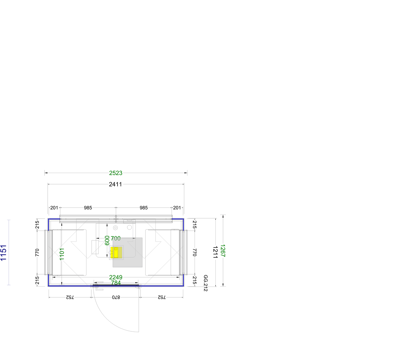 Raum-in-Raum 2 Personen