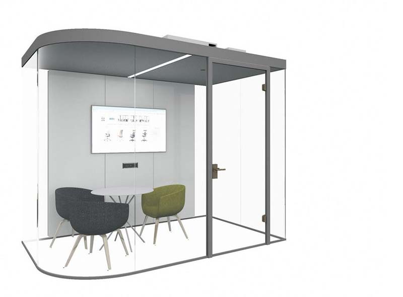Thinktank für 3 Personen mit Rotunde