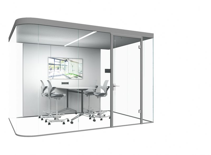 Thinktank mit Rotunde 3,6 x 2...